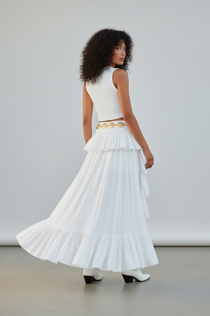 Jupe Flamenco Blanche