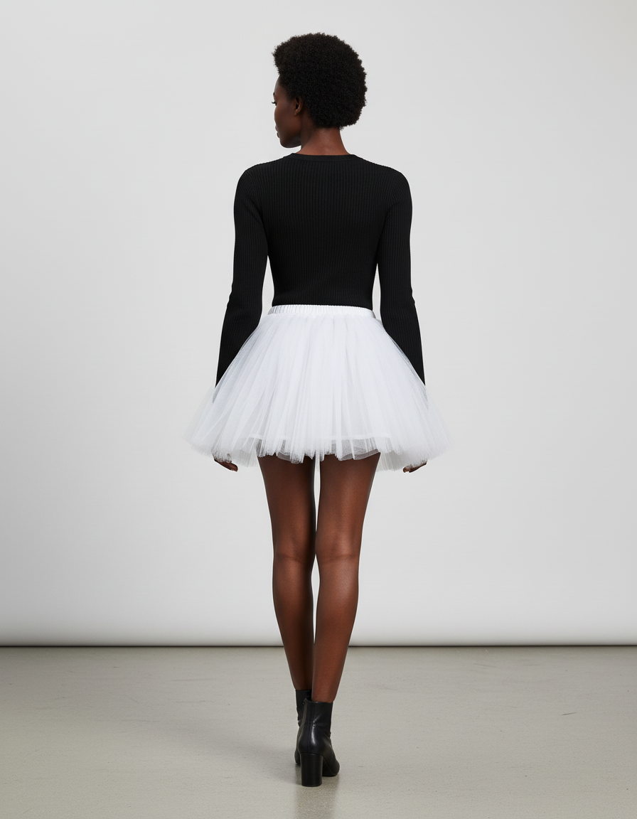 Jupe Blanche Bouffante