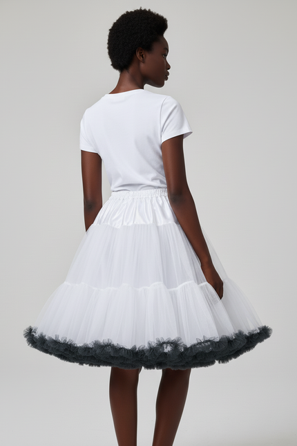 Jupe Blanche Longueur Genoux