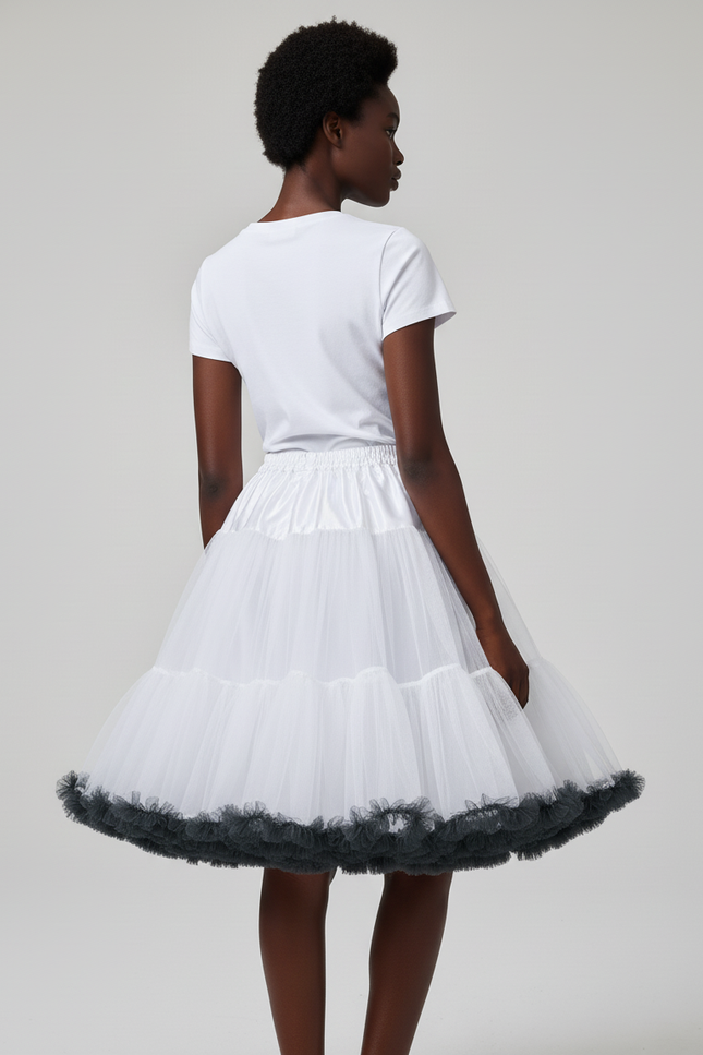 Jupe Blanche Longueur Genoux