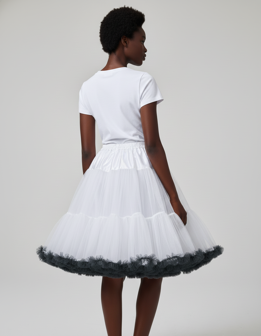 Jupe Blanche Longueur Genoux