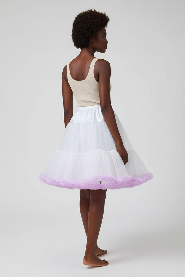 Jupe Transparente Blanche