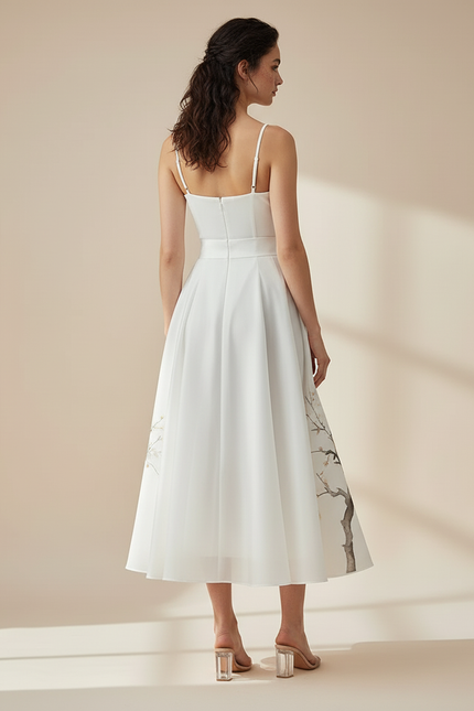 Jupe Blanche Fleurie