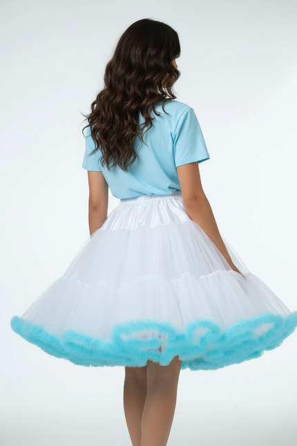 Jupe Mousseline Blanche