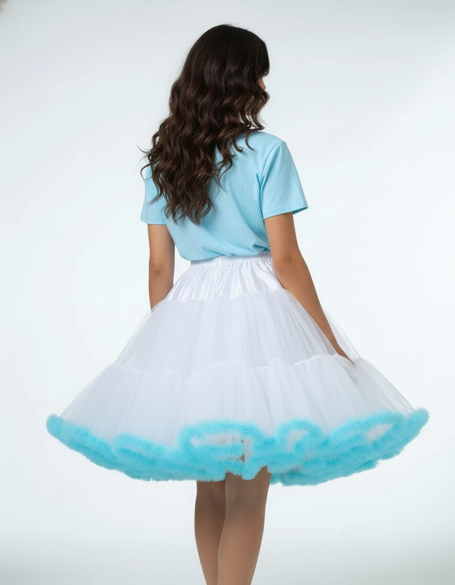 Jupe Mousseline Blanche