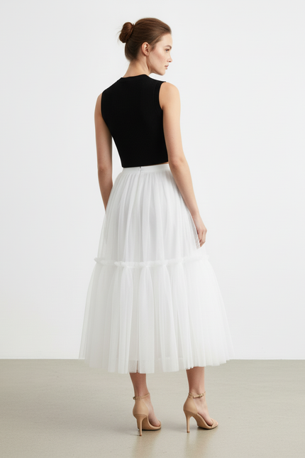 Jupe Blanche Elastique