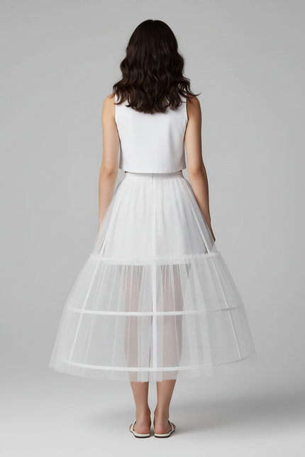 Jupe Blanche Crinoline Chic