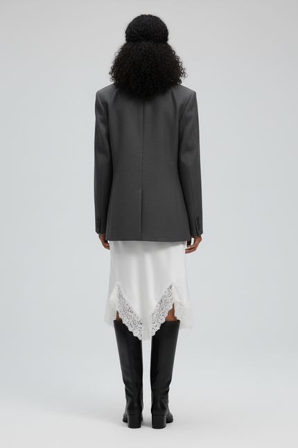 Jupe Blanche Droite Chic