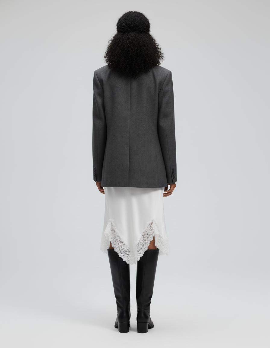 Jupe Blanche Droite Chic