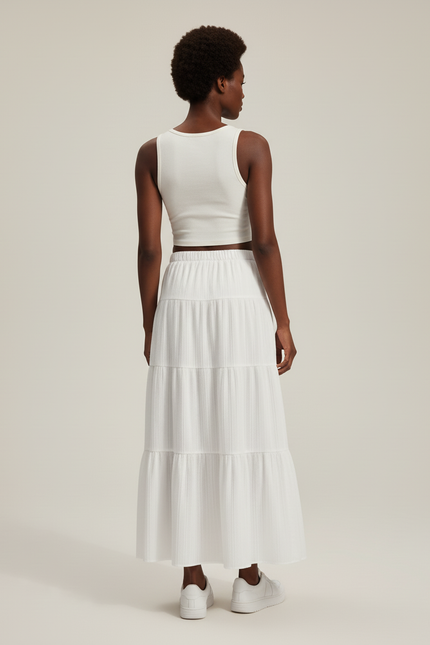 Jupe Paysanne Blanche