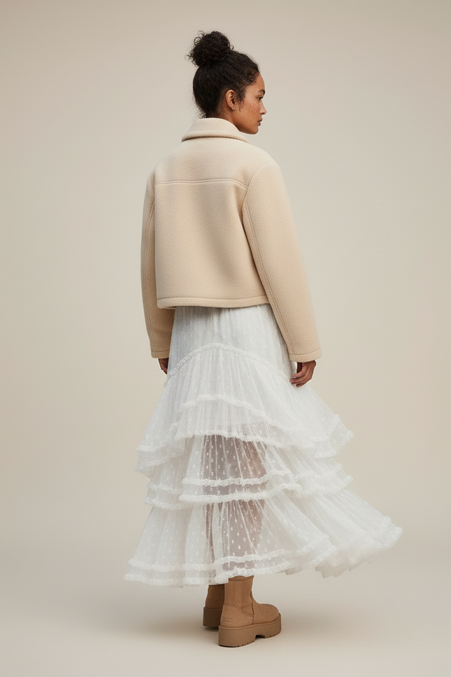 Jupe Longue Blanche Fille