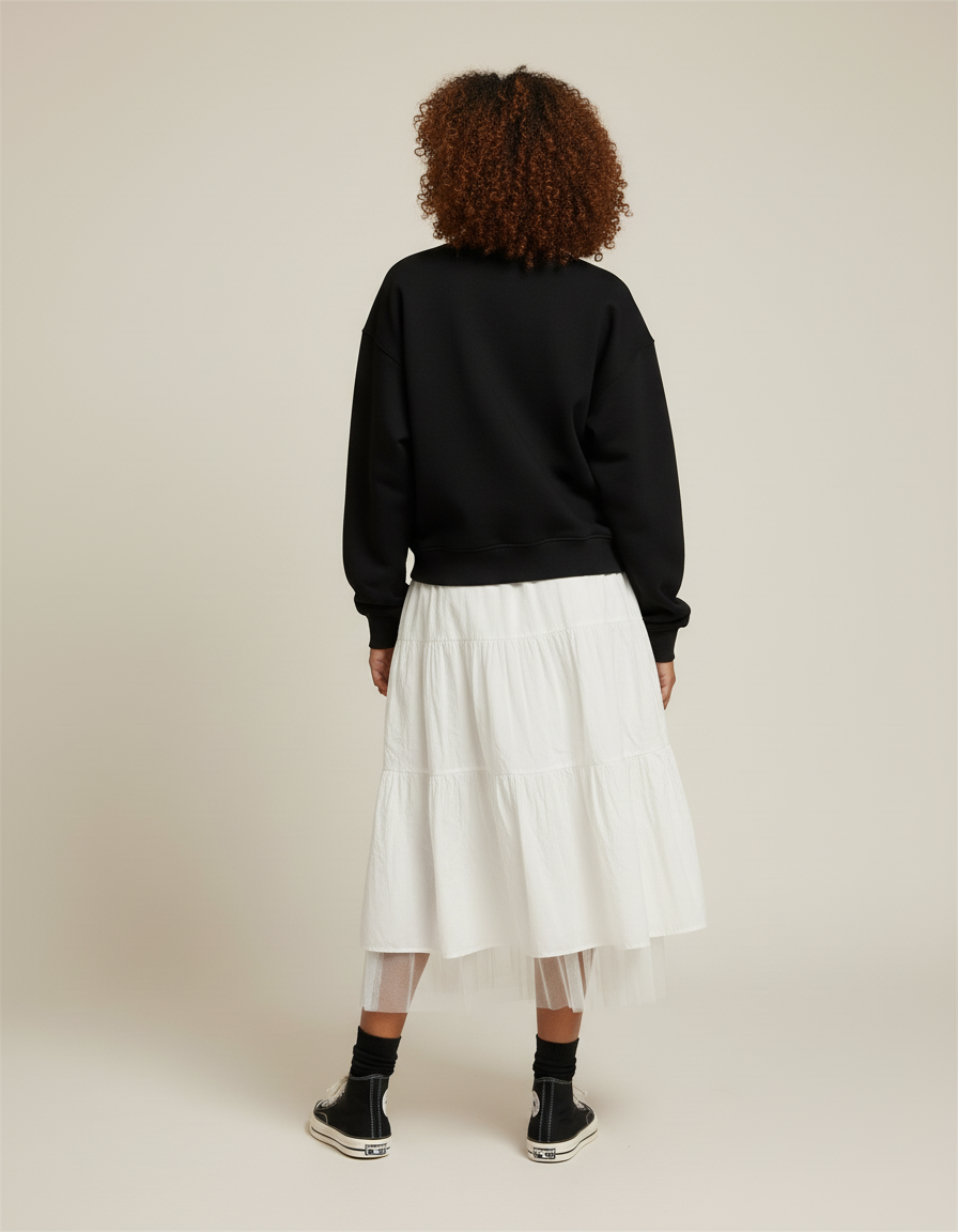 Jupe Popeline Blanche