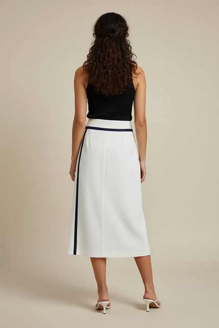 Jupe Portefeuille Blanche