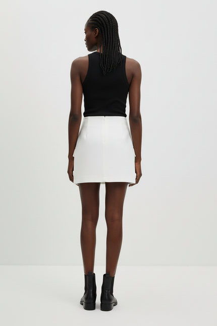 Jupe Cargo Blanche
