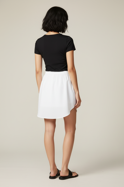 Jupe Blanche Popeline