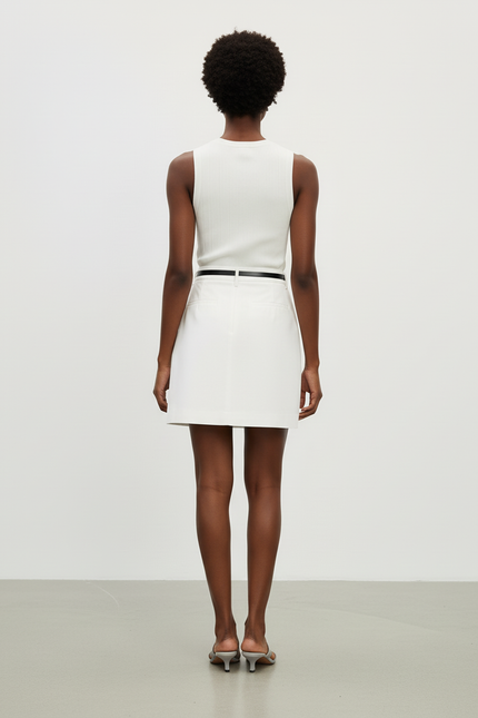 Jupe Blanche Trapèze