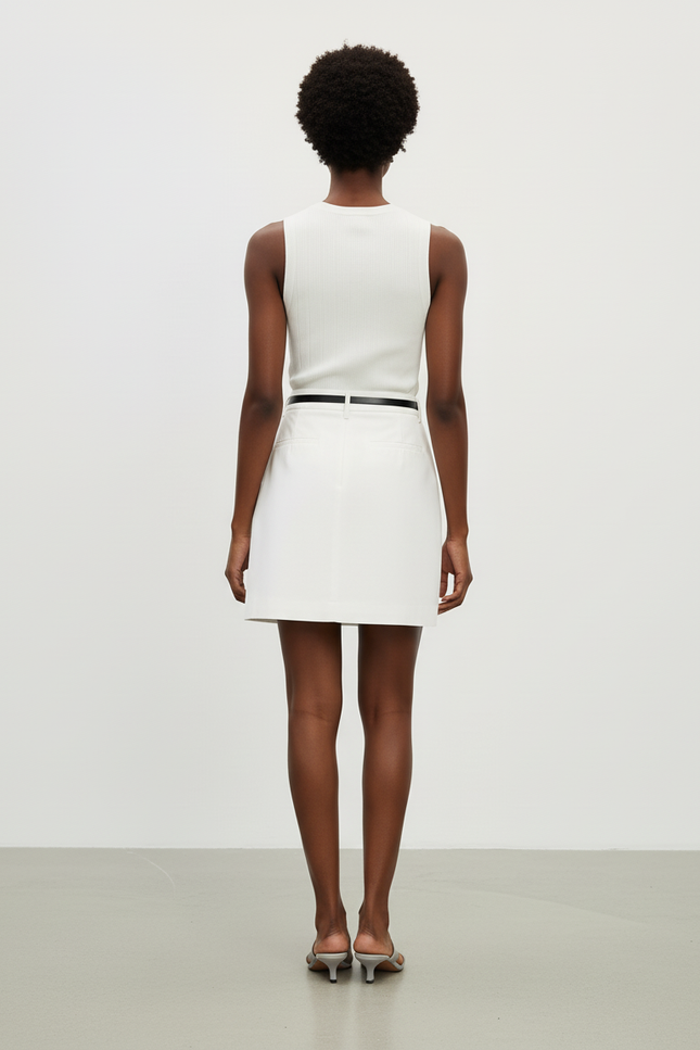 Jupe Blanche Trapèze