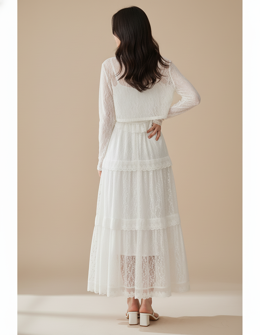 Jupe Blanche Froufrou