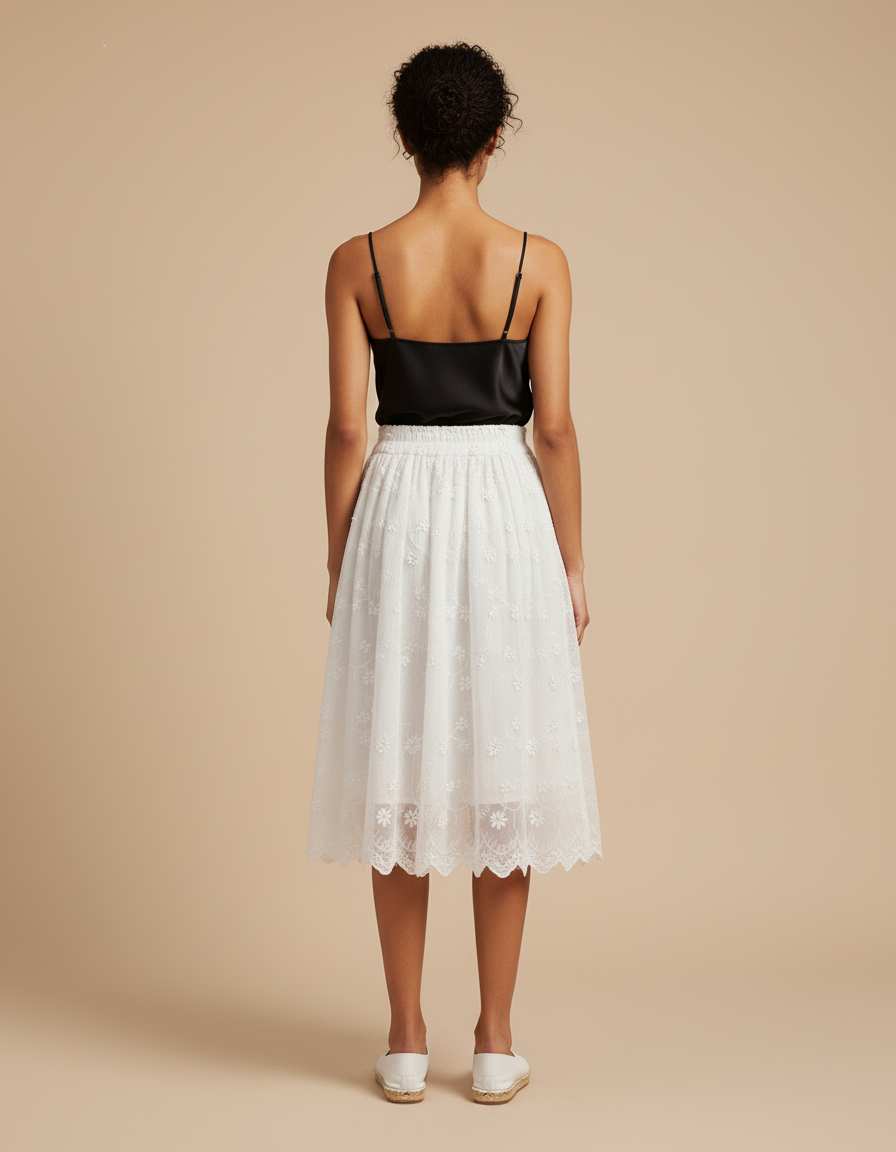 Jupe De Plage Blanche