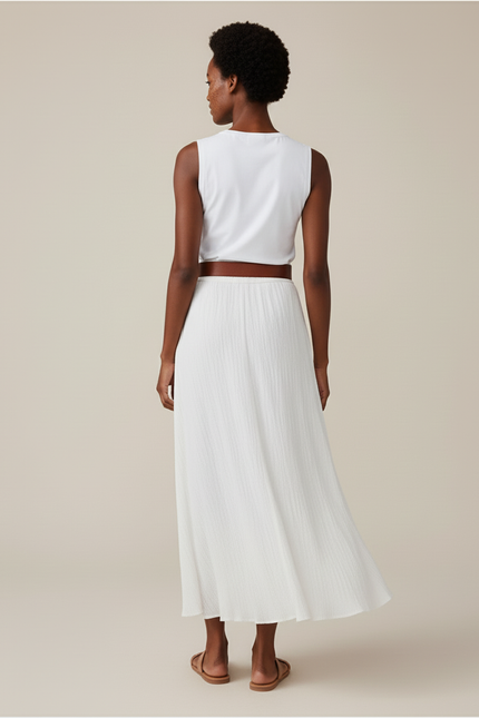 Jupe Longue Blanche Xxs