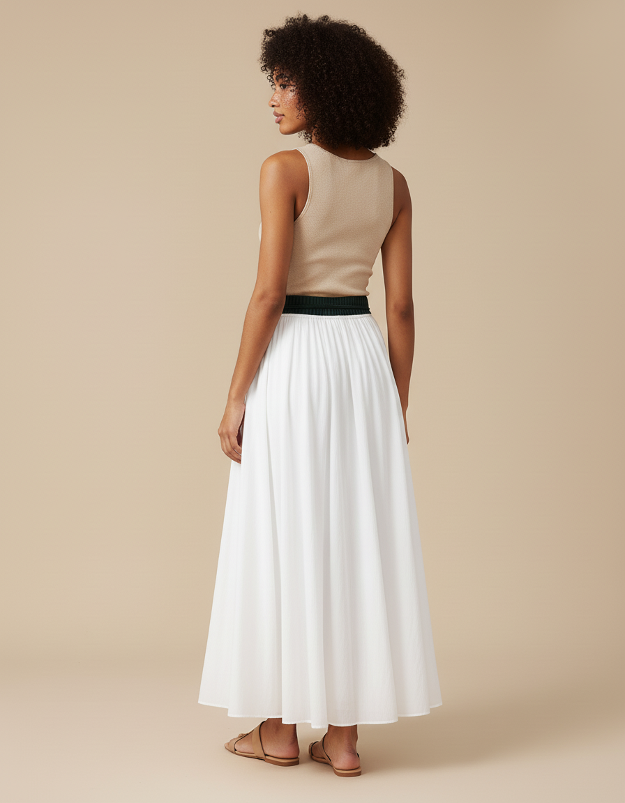 Jupe Blanche A La Mode