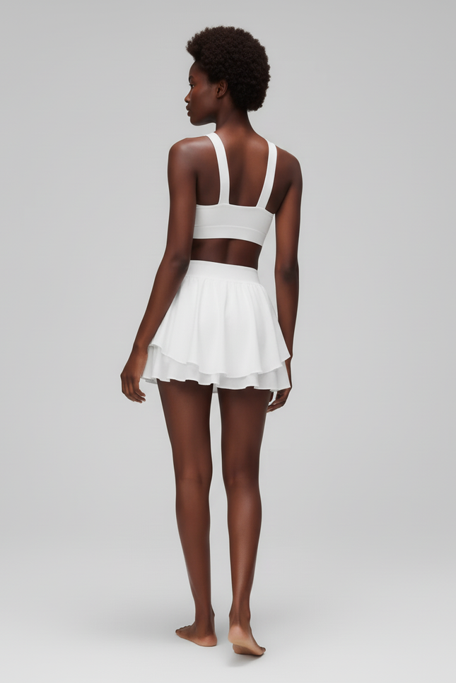 Jupe Short Blanche Femme