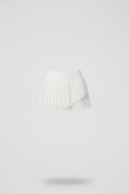 Jupe Short A Volant Blanche