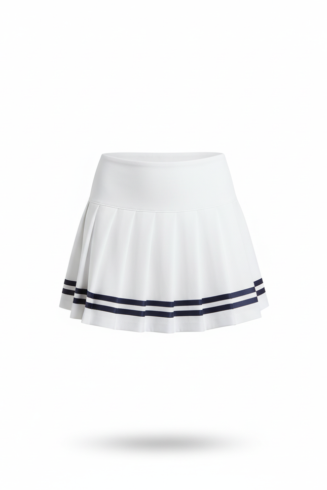 Jupe Blanche Et Bleu