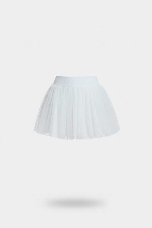 Jupe Blanche Mini Plissée