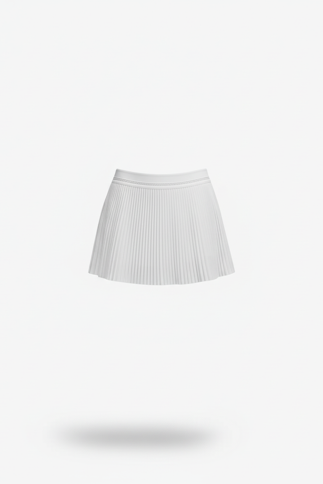 Jupe Blanche Plissée Chic