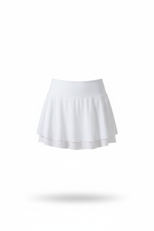 Jupe Blanche Évasée Fluide Légère