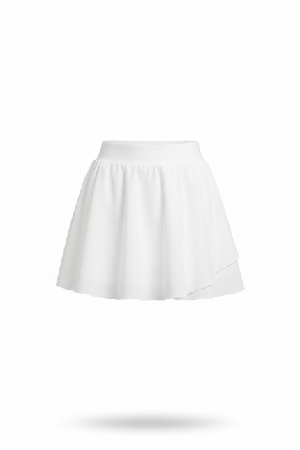 Jupe Blanche Évasée Sportive