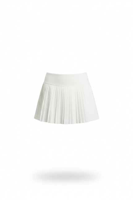 Jupe Blanche Plissée Fluide
