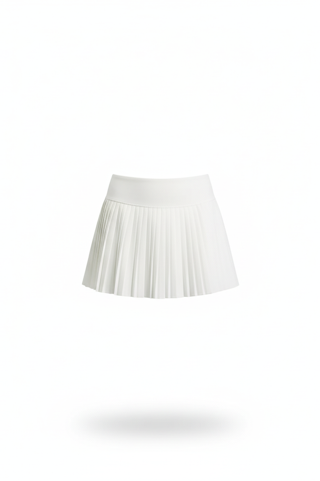 Jupe Blanche Plissée Fluide
