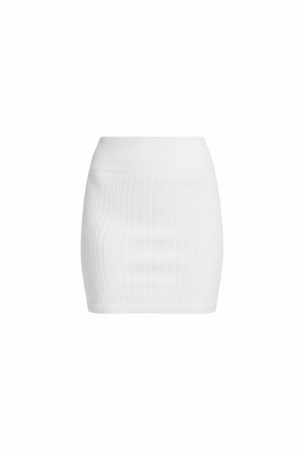 Jupe Tube Blanche Courte
