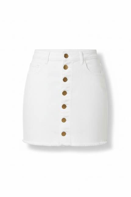 Jupe Jean Blanche Femme