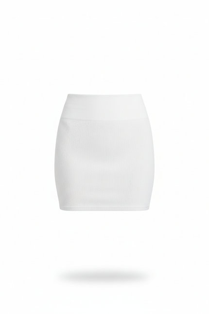Jupe Maille Blanche