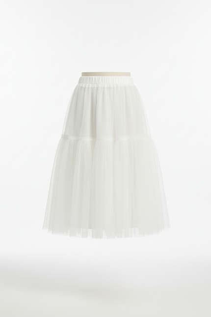 Jupe Ballon Longue Blanche