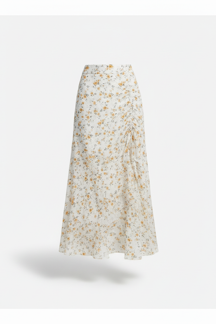 Jupe Longue Jaune Et Blanche