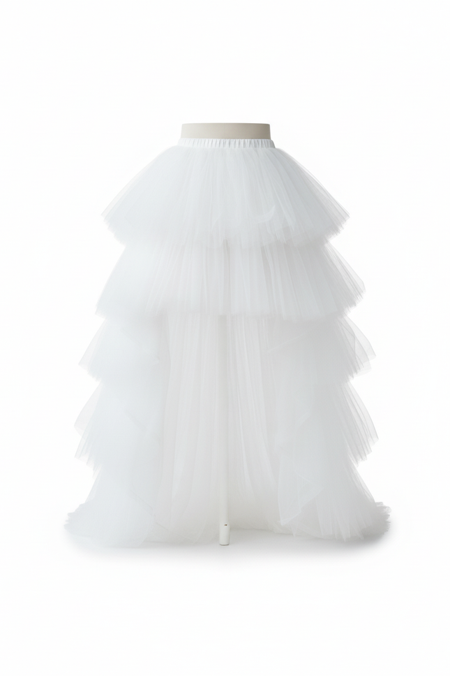 Jupe Blanche Courte Devant Et Longue Derriere