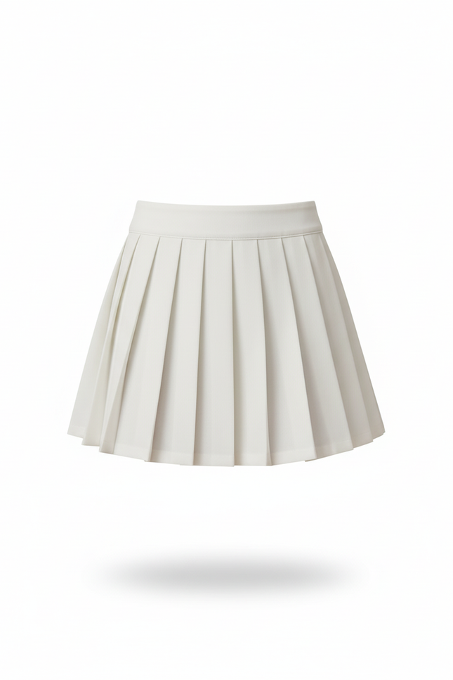 Jupe Blanche Plissée Mini
