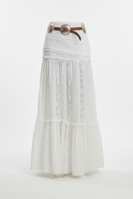 Jupe Blanche Longue Dentelle Bohème