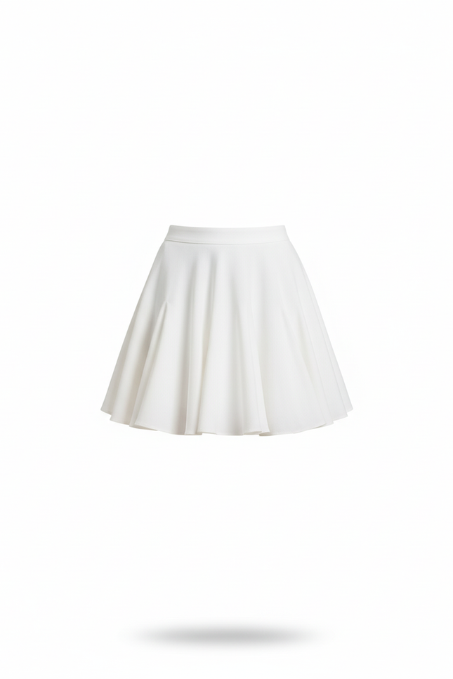 Jupe Blanche Évasée Mini Tennis