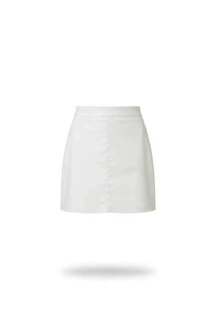 Jupe Cuir Blanche