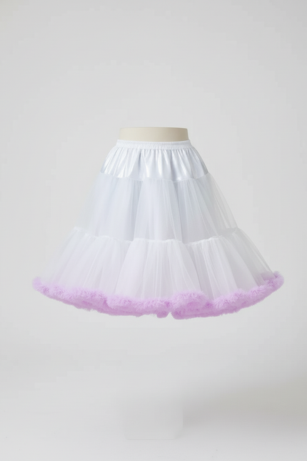 Jupe Transparente Blanche