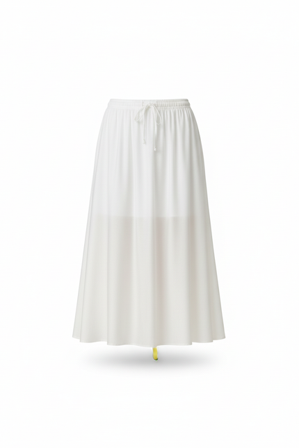 Jupe Longue Lin Blanche