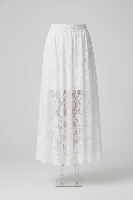 Jupe Blanche En Dentelle
