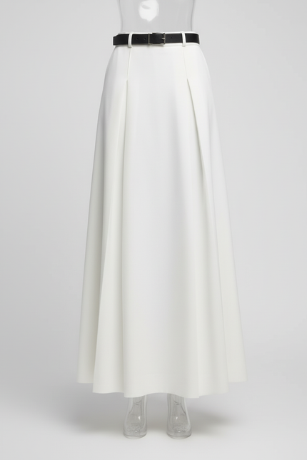 Jupe Blanche En Popeline