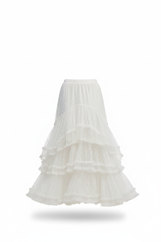 Jupe Longue Blanche Fille