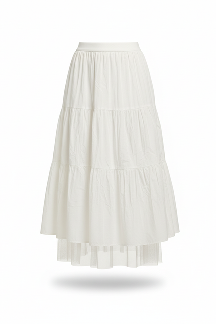 Jupe Popeline Blanche